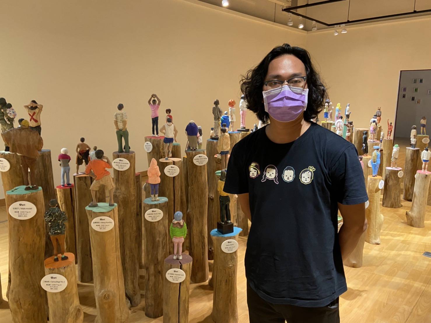 藝術家陳廷晉＜背影學＞ 屏東美術館展出